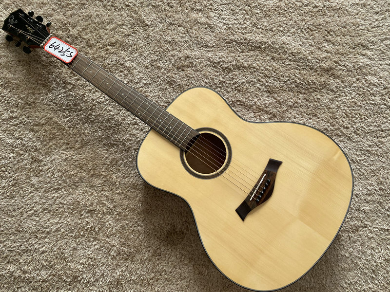 Stock 40-inch spruce wood veneer single folk acoustic guitar log color blemishes professional grade rosewood fingerboard