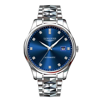 Authentic Swiss Watch ­ Qin Watch Men's Mechanical Watch Fully Automatic New Ultra-Thin Luxury Waterproof Branded Watch