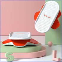 Dual-axis silent slimming artifact slim waist twisting machine fitness equipment home twisting dance disc