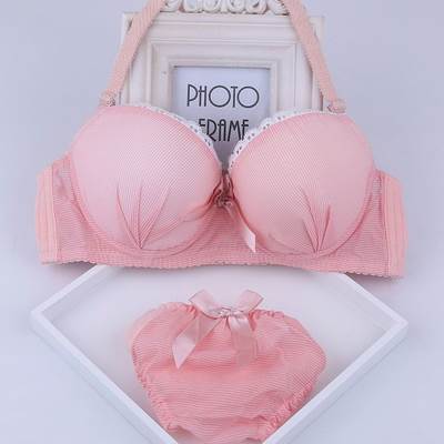 Đồ lót Panties Một Set của Nữ trung học phổ thông cô gái Sexy Thu thập Sidon Hàn Quốc phiên bản của vú nhỏ áo ngực mùa hè