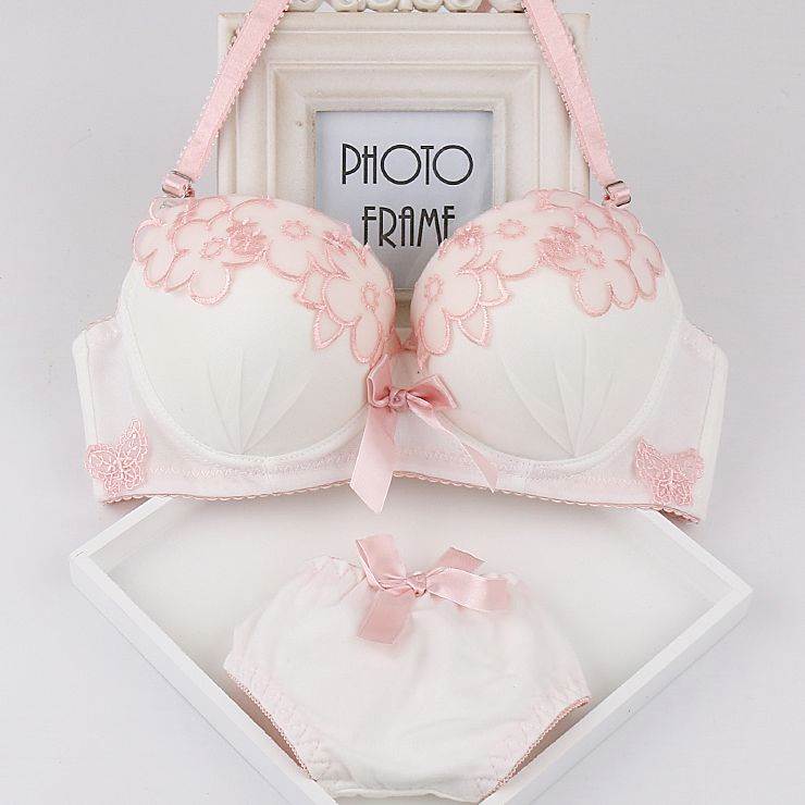 Đồ lót Panties Một Set của Nữ trung học phổ thông cô gái Sexy Thu thập Sidon Hàn Quốc phiên bản của vú nhỏ áo ngực mùa hè