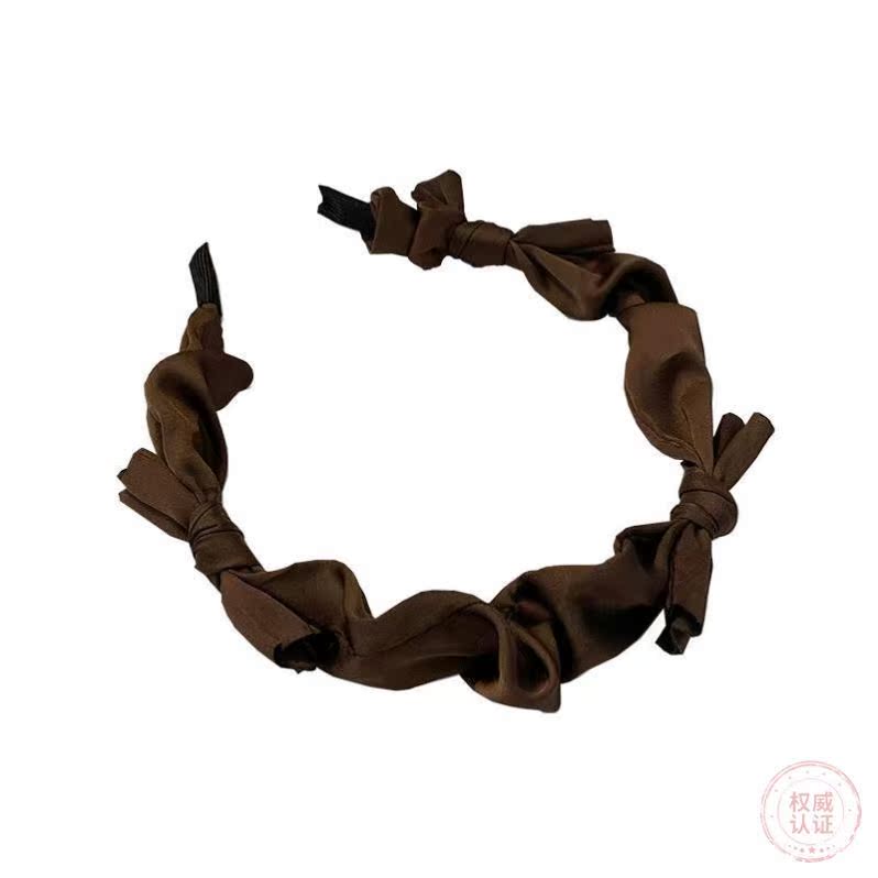 Korean black bow sweet simple face washing headband headband feminine headdress 2021 new female hair accessories headdress