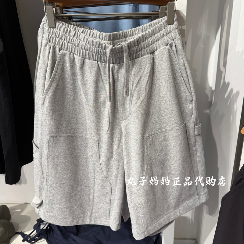 Gap Men's 2026 Summer New Style Pure Cotton Straight Elastic Waist Workwear Knitted Shorts Sports Shorts 891375