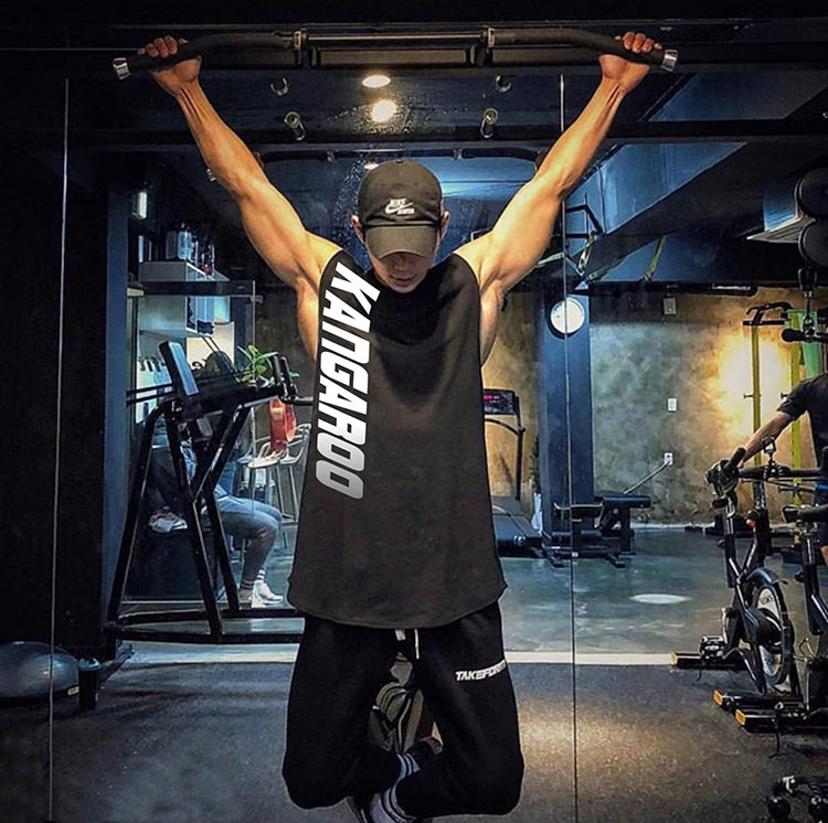 Muscle New Aphra T Sports Vest Men Fitness Sleeveless T-shirt Running Training Costume Molding Sweat Clothes