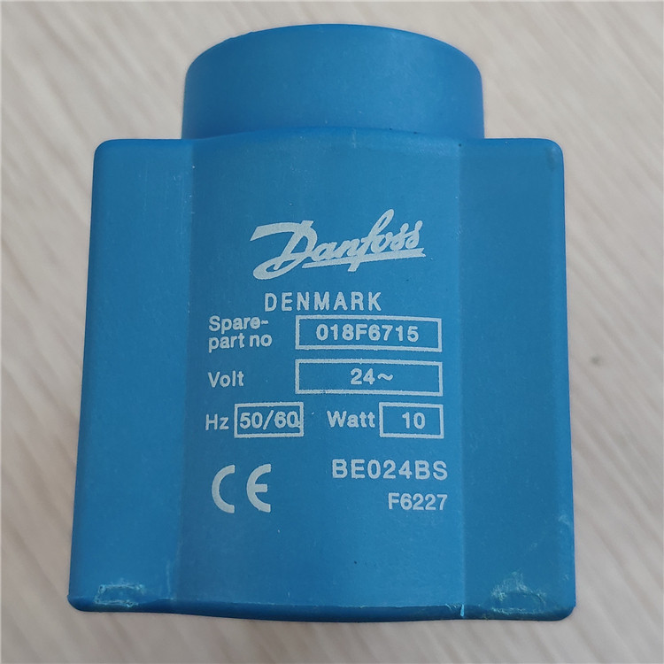 Danfoss solenoid valve coil 018F6715 substitutable 018F6182 6190 6707 7358 AC24V