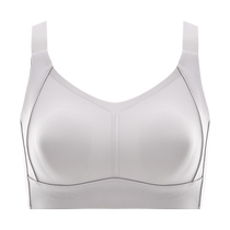 Seamless underwear for women with large breasts showing small summer thin style to collect secondary breasts and prevent sagging rabbit ear cup vest style full cup bra