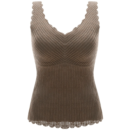 Майка топ, утепленный топ с чашечками, вставки в бюстгальтер, зимнее приятное телу нижнее белье, высокий воротник