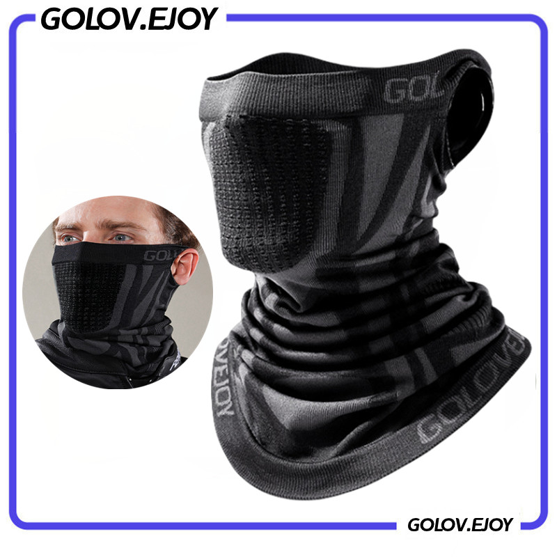 Neck-in-neck male winter riding windproof mask warm motorcycle men's scarf hanging ear face towels bicycling neck neck sleeve-Taobao