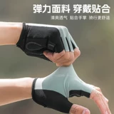 洛克兄弟 Перчатки для велоспорта, весенний велосипед подходит для мужчин и женщин, дышащее горное шоссейное амортизирующее снаряжение, без пальцев