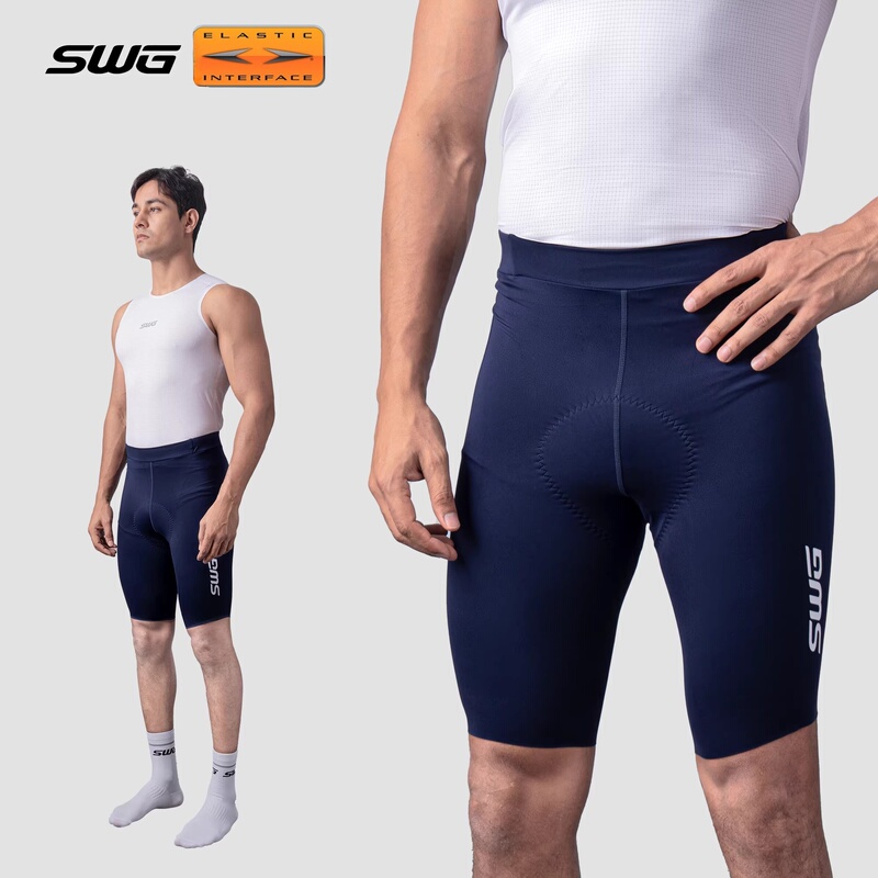 Swg Ming Sheng Double Arrow Design Padded Cycling Shorts Quick-Dry Five-Point Pants Summer Road Bike Bib Shorts