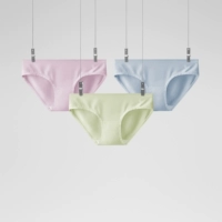 【Низкая талия】 туман синий + светло -зеленая груша + орхидея льда