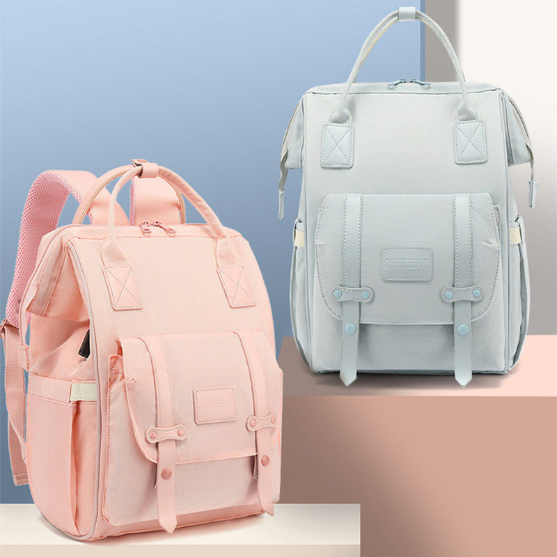 Mommy Bag Summer Double Shoulder 2022 New Mommy Bag Ins Fashion Multifunction Mom Bag Baby Bag Out