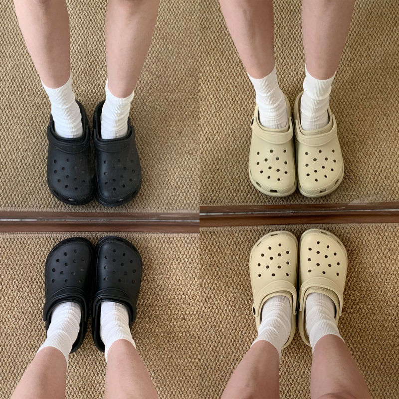 Export Single-Hole Shoes, Comparable to the Classic Crocs Models Heel Height Increase 3cm