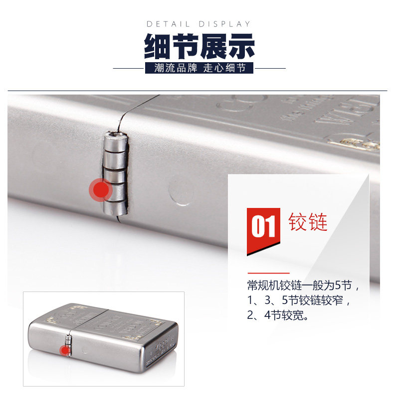 美国原机进口 Zippo 警世箴言 愿上帝赐予我平静 16孔防风打火机 图9