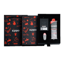 ZIPPO lighter kerosene 133ML flint original pull-out gift box set for gift giving