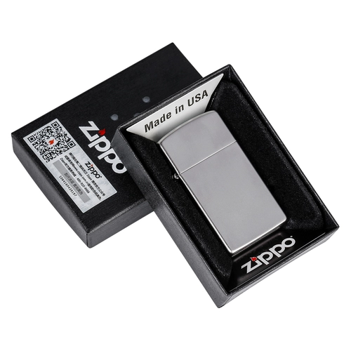 Zhibao Zippo более легкая подлинная 1605 деликатная ковка оригинальная контр -подлинная дама узкая версия Zppo