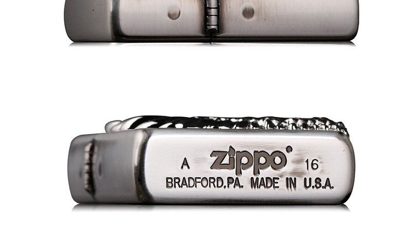 美国原机进口 Zippo 永恒的爱之天使之翼 繁花刻印翅膀 16孔防风打火机 图8
