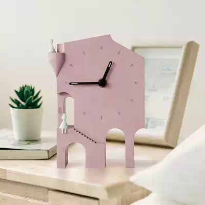 No more than Nordic modern cement clock living room clock desktop silent clock pendulum personality creative seat clock