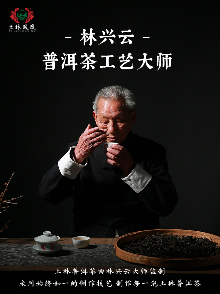 土林凤凰 8505系列 2022年 250g凤凰茶砖（普洱茶生茶）口粮茶608