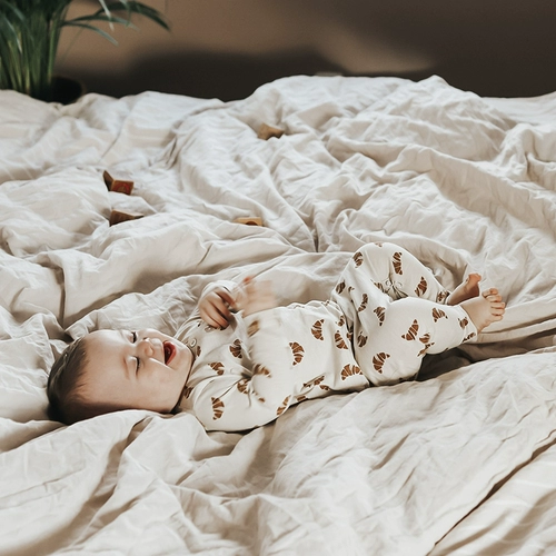 Брендовая скандинавская детская хлопковая осенняя пижама, популярно в интернете