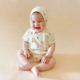 Брендовое летнее хлопковое легкое и тонкое детское боди, популярно в интернете