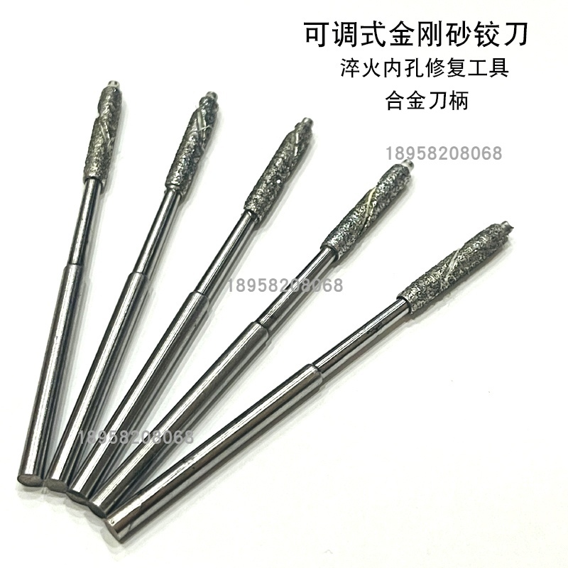 4.1~5mm diamond can be investigated grinding rod honing straight handle reamer honing stone with hard wear resistant H67 manufacturer straight