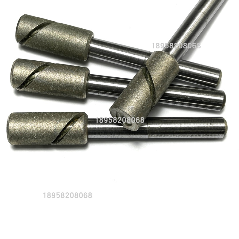 m19 diamond reamer adjustable diamond machine with grinding rod grinding straight handle spiral H6 polishing reaming mill promotion