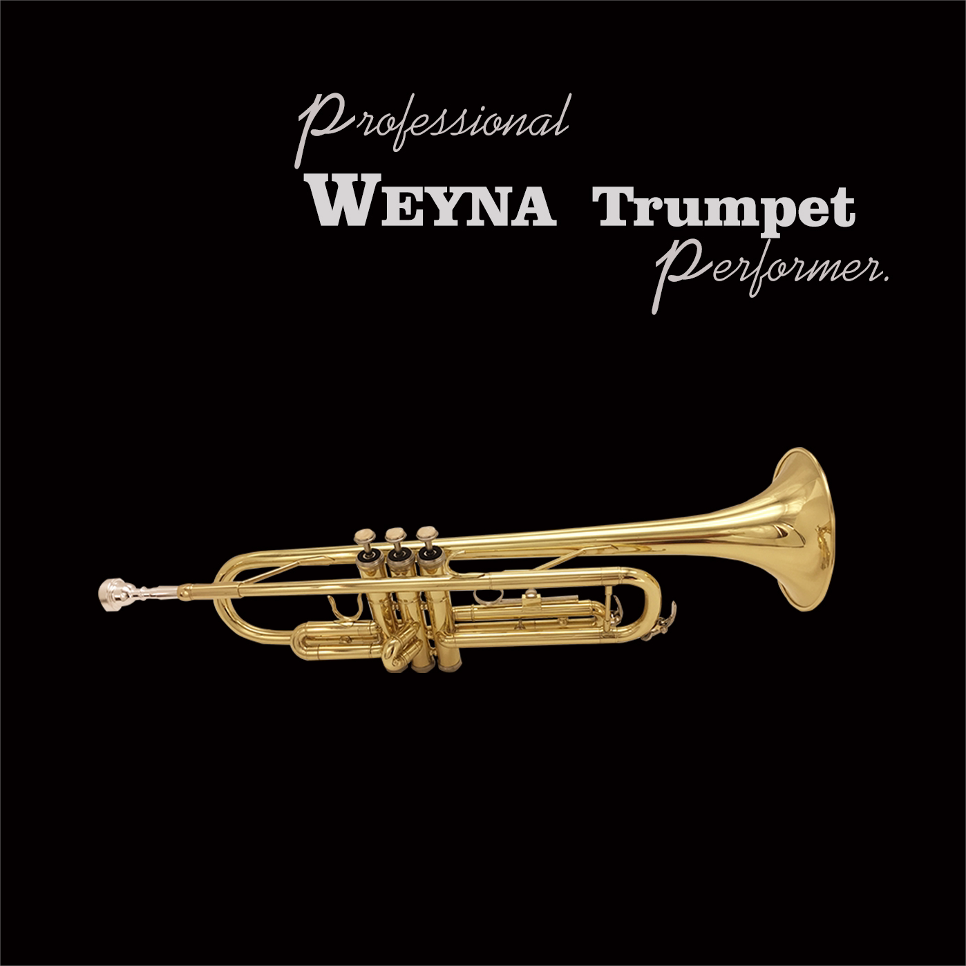 Taiwan WEYNA Vienna lacquer gold B flat trumpet instrument for beginners to play brass Western instruments professionally
