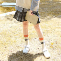 Girls Skirt 2021 Spring and Autumn New Korean Academy Style Big Boy Pleated Skirt Super Yang Childrens Plaid Skirt