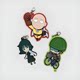 One Punch Man Saitama Bald Cape Man Undocumented Knight Fubuki ເກມ Anime Peripheral Key Rubber Pendant