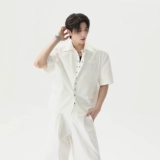 Turntide Retro Nishe Simple Westry Style костюм, костюм, костюм с широко ногой, брюки на пол