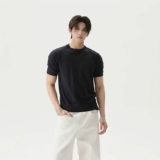 Цветная трикотажная летняя футболка для отдыха, в американском стиле, круглый воротник, короткий рукав