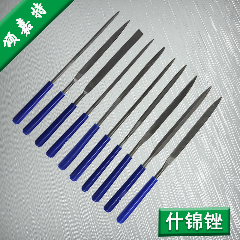 Songjiate plastic handle assorted file knife set plastic file woodworking small file diamond file mini file set