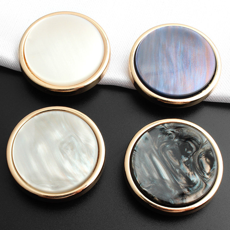 Suits Western-style clothes for children upscale golden large buttons 100 hitch round sweater wool, cashmere big coat metal buttons