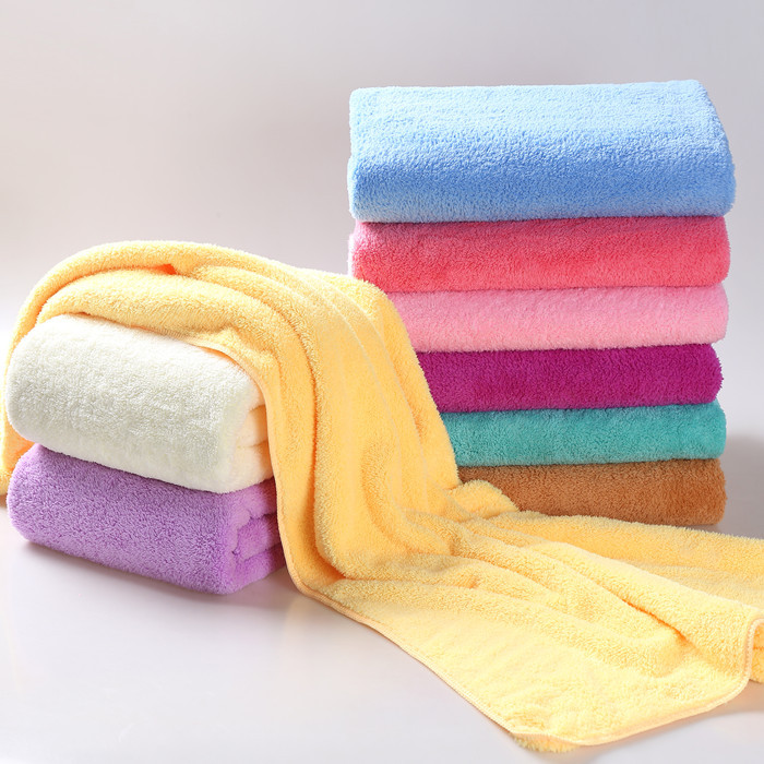 Coral Velvet Dry Hair Towel, Strong Water Absorption, Thickened Long Velvet Large Towel, Soft and Lint-Free, Head Wrap, Hair Drying Towel