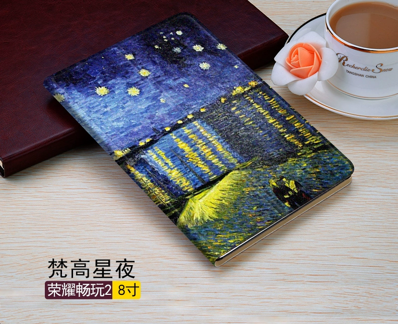 Tấm 2 vận chuyển Chơi Glory 8 inch bảo vệ tay Huawei KOB-L09 W09 tablet da bảo vệ tay Huawei T3 8 inch phẳng tay ăn tay nhà bzk-w00 phim thép - Phụ kiện máy tính bảng