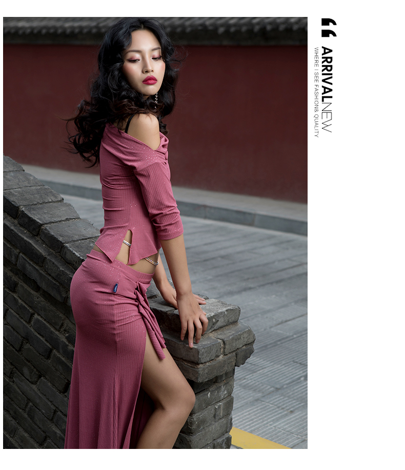 Chương trình solo tuyệt đẹp 2019 mùa xuân mới tập múa bụng tập trang phục váy xẻ dài - Khiêu vũ / Thể dục nhịp điệu / Thể dục dụng cụ giày khiêu vũ trẻ em