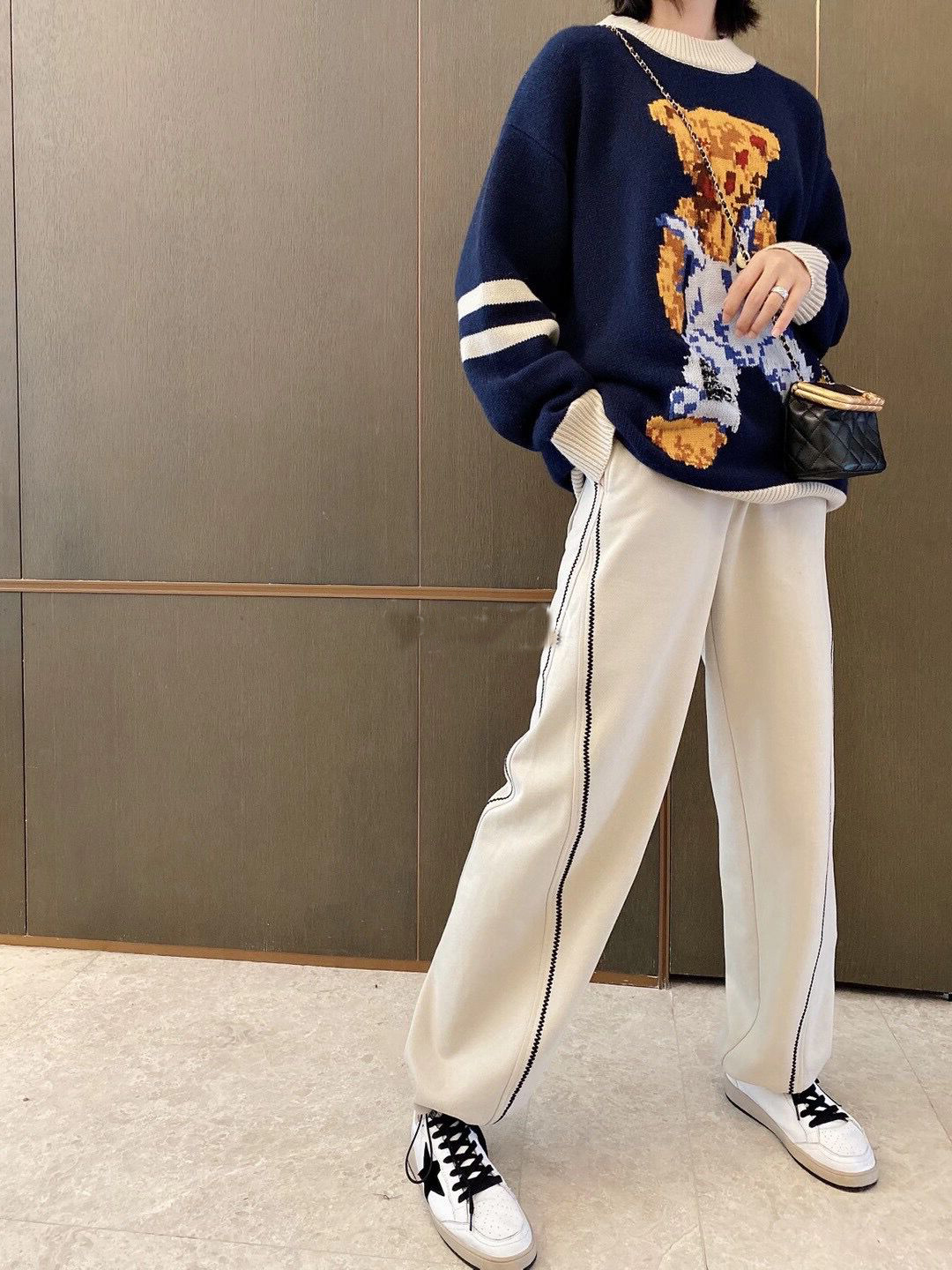 Spring and autumn Korean version 2022 new high-waisted slimming design sense leggings sweatpants all-match harem casual pants women's pants