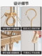 Socks drying clothes hanger stainless steel balcony multi-functional clothes clip household underwear hook shelf artifact