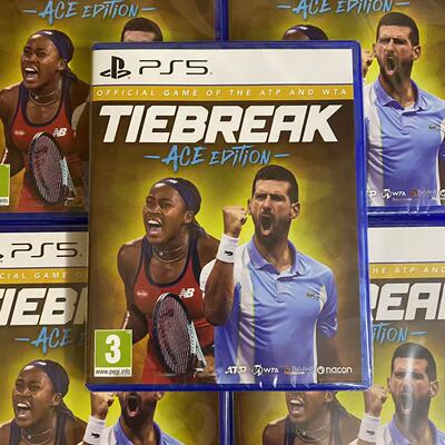 [全新索尼PS5双人多人网球游戏 顶 尖决胜 tiebreak 欧版中文光碟]