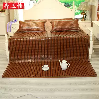 Narrow side fried seed mahjong mat bamboo mat bamboo mat summer children carbonized mahjong cool mat 1 5m18 8 m 2 m bed
