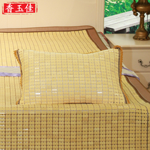 Carbonized Mahjong mat pillowcase Summer double pillowcase Bamboo mat pillowcase Single infant tea small pillowcase