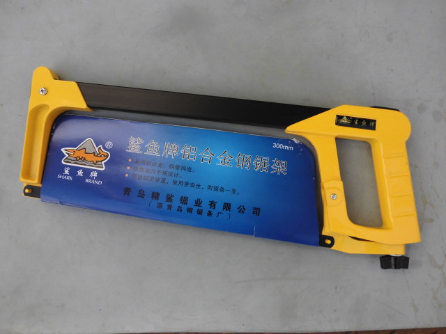 Inventory Qingdao Shark aluminum alloy steel sawframe steel sawbow high strength hand sawsaw 300mm hand saw