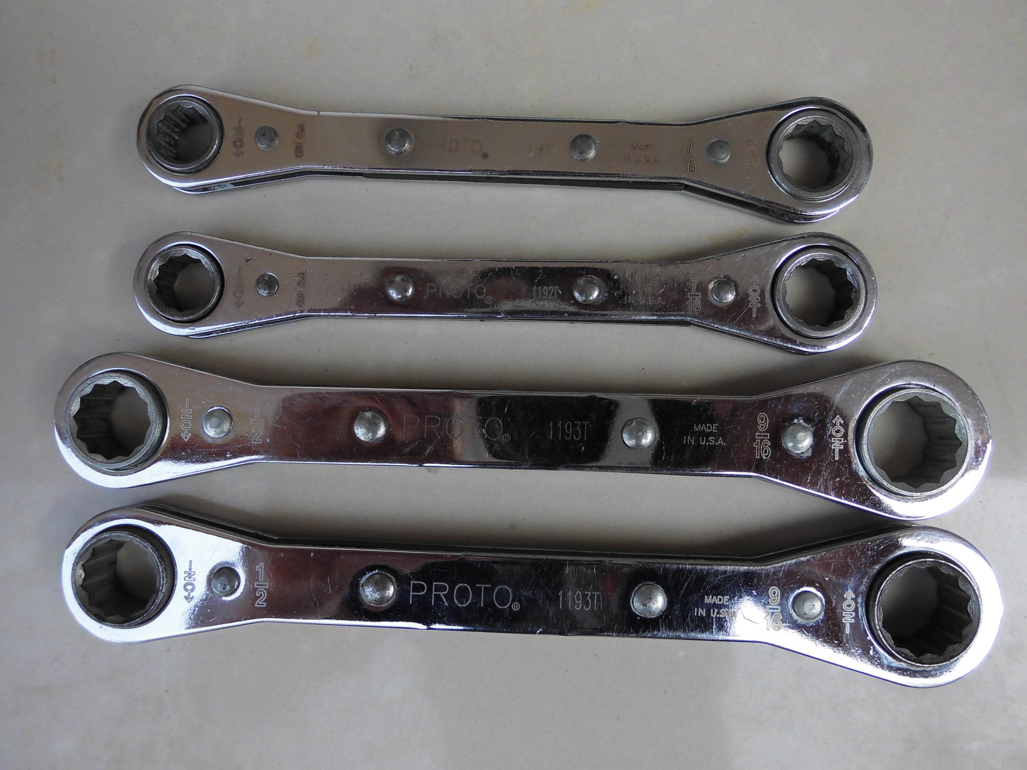 American Import PROTO Ratchet Wrench British Double Head Quick Wrench Karwrench Dual-use Quick Wrench