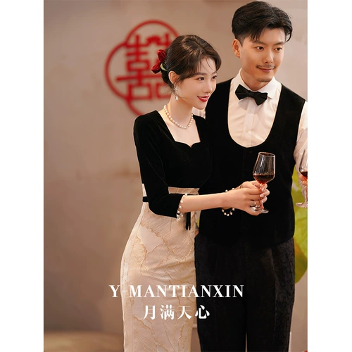 Черное бархатное вечернее платье, крой «рыбий хвост», изысканный стиль, подходит для подростков