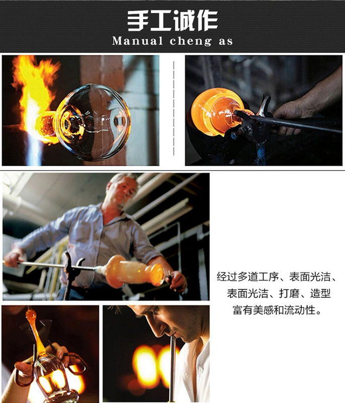 Rượu vang châu Âu decanter hộ gia đình pha lê rượu vang nhỏ cá nhân rượu vang decanter rượu hình chữ u - Rượu vang