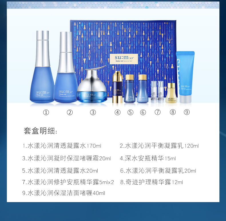 韩国 苏秘 sum37° 惊喜水分补水套装 适合敏感肌 图5