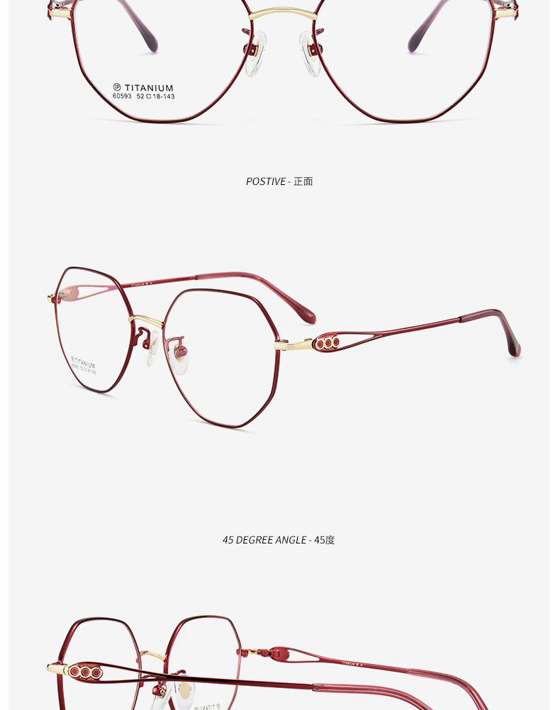 Montures de lunettes en Titane pur - Ref 3139247 Image 17