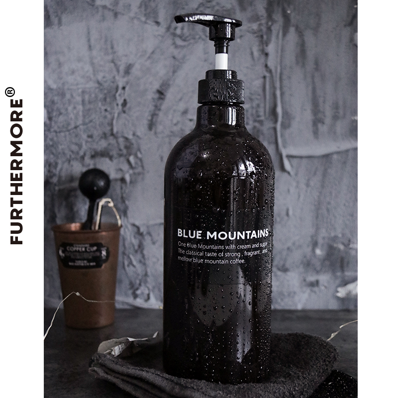 Nordic Style Dispensing Bottle 1000ml Large Capacity Shampoo Conditioner Hand Soap Lotion pet Plastic Bottle