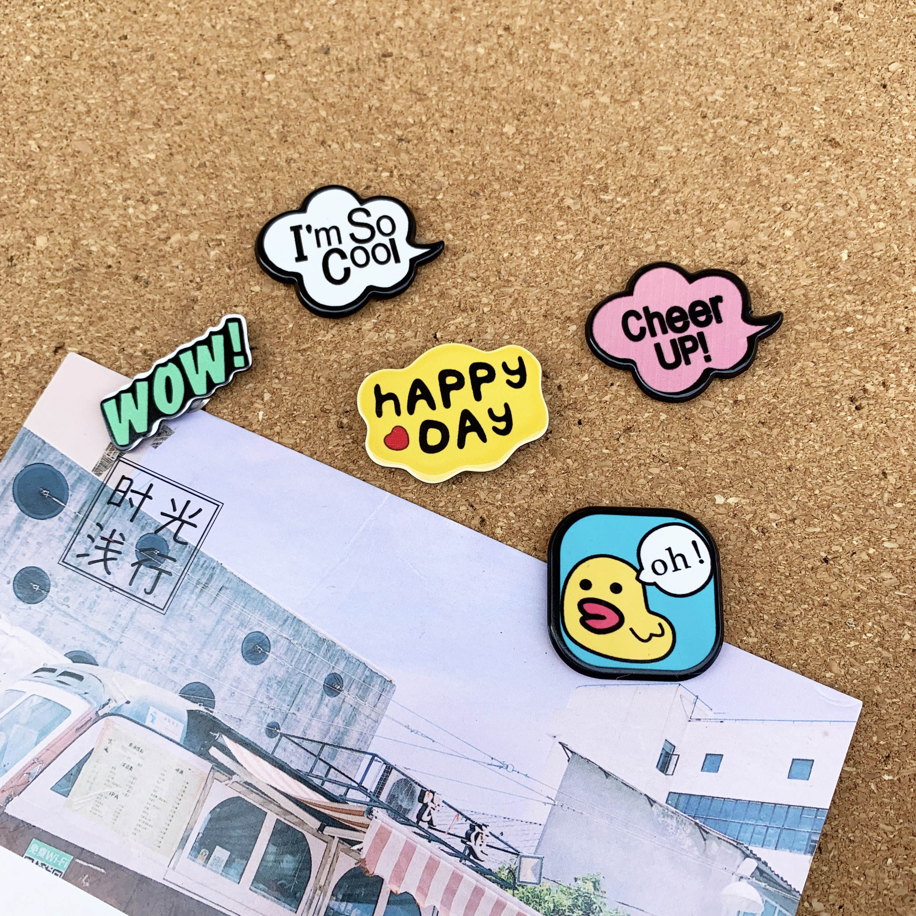 5 acrylic Korean style dialog boxes by nail workword color nail creative cork wall sitdown nail